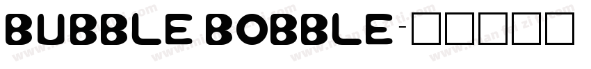 Bubble Bobble字体转换